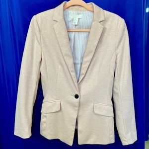 H&M, blazer, light pink, size 8